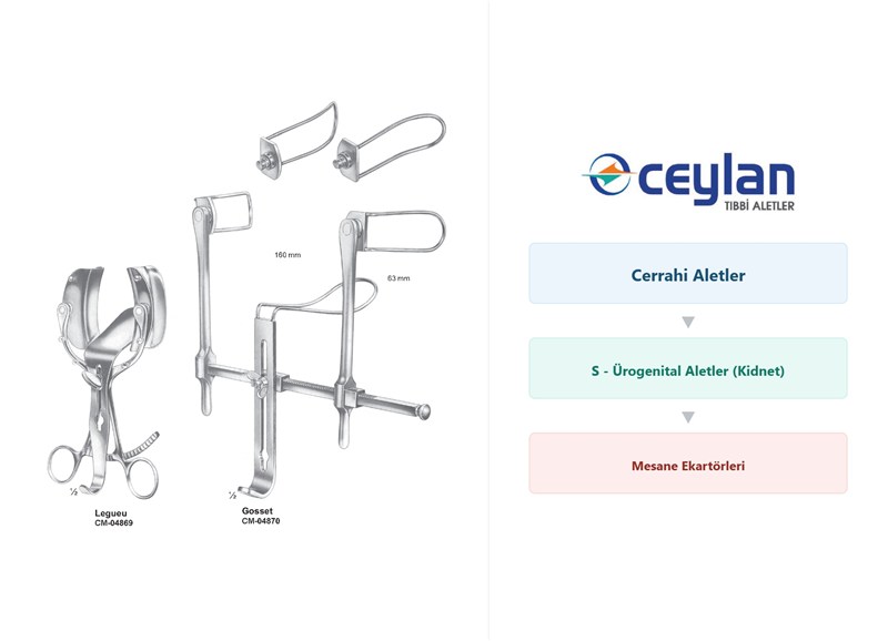 538 s urogenital aletler kidnet mesane ekartorleri