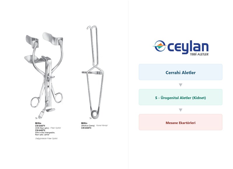 539 s urogenital aletler kidnet mesane ekartorleri