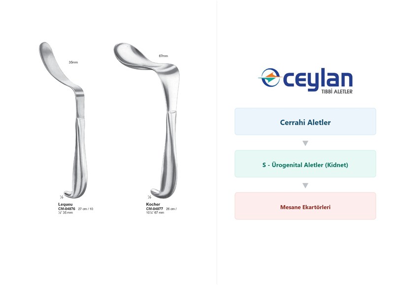 541 s urogenital aletler kidnet mesane ekartorleri