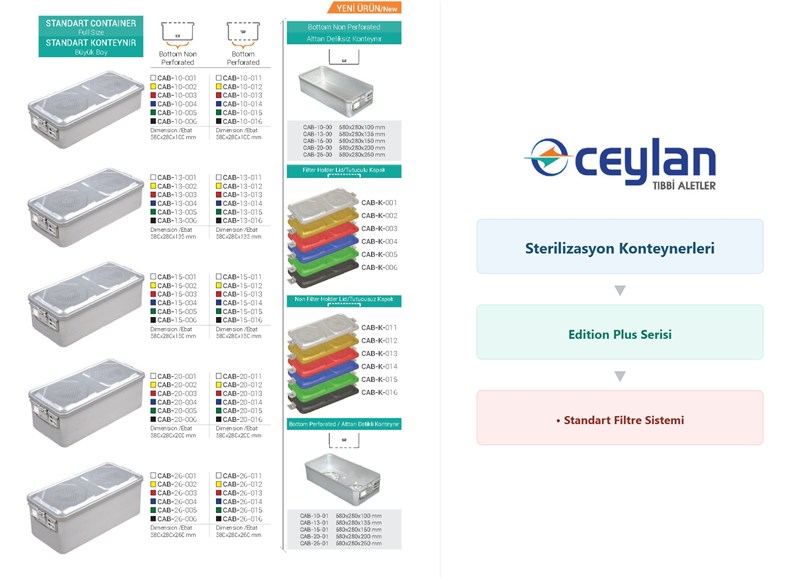 703 edition plus serisi standart filtre sistemi