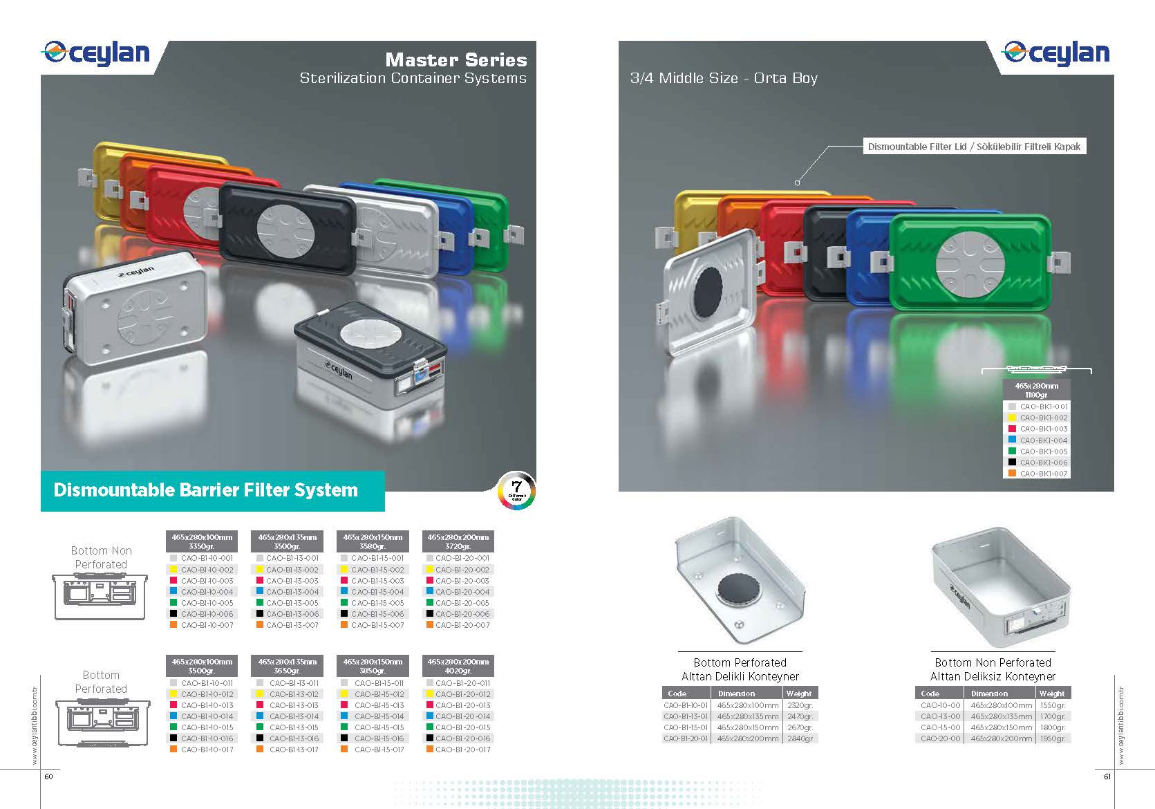 Master Seri Sökülebilir Bariyer Sistem Konteynerler 2 konteyner katalog Sayfa 31